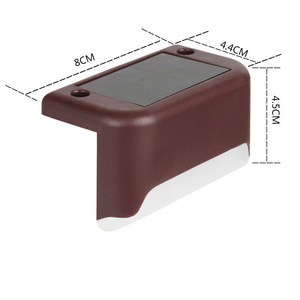 IP65 évalué ROHS certifié solaire LED échelle lumière étanche extérieur jardin étape clôture cour décorative applique murale - Product Image 5