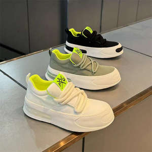 Men's High Quality Casual Sneakers Custom Square Head Breathable Rubber Insole for Running Basketball High <b>Walking</b> <b>Style</b> <b>Shoes</b> - Product Image 3