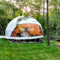 Dôme géodésique en PVC de 8 m, taille ou couleur personnalisées, tente de luxe pour événements, glamping en plein air, maison igloo pour quatre saisons, à vendre