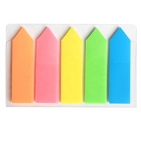Autocollants d'index PET colorés pour le bureau et les notes autocollantes de classe d'étudiant pour les blocs-notes et le marquage de plan