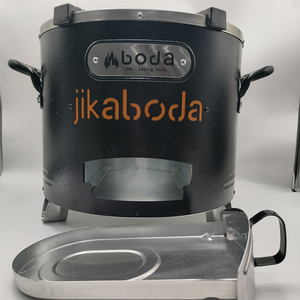 Stufa a Legna e Carbone in Acciaio Inox di Grandi Dimensioni per Cucinare - Product Image 5
