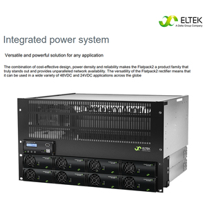 OEM ODM <span class=keywords><strong>Eltek</strong></span> 19 pollici 4U Distribution Flatpack2 24v/48v/24KW sistema di alimentazione cc integrato integrato - Product Image 3