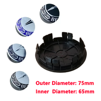 Cache-moyeux de roue de voiture 75 mm 6 broches A1674015900 avec emblème, accessoires pour Mercedes Benz AMG W203 W205 W124 W126 W221 W176