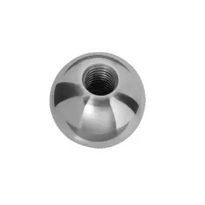 Precisão cnc personalizada maçaneta da esfera não-padrão por alumínio ou aço inoxidável