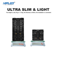 Pantalla LED para exteriores MPLED concisa hermosa P3.91 nuevo diseño señalización Digital alquiler pantalla LED para escenario trasero para ascensor IP65
