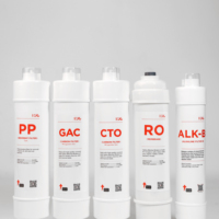 Aqua Chira katrij Filter air Alkaline pengganti 5 tahap untuk sistem RO NSF bersertifikat keseimbangan pH
