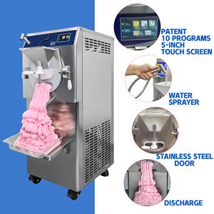 Mvckyi Congelador de Gelato por Lotes, Máquina Comercial de Helado Duro Italiano para Carrito de Gelato, Máquina para Hacer Helados - Product Image 3