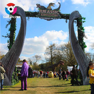 Puerta decorativa creativa de fibra de vidrio <span class=keywords><strong>Entrada</strong></span> de dinosaurio Puerta de parque temático Puerta de Parque Jurásico <span class=keywords><strong>Dino</strong></span> Arcade - Product Image 3