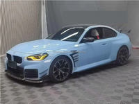 Aulen-a Style - Aérations de pare-chocs avant en fibre de carbone sèche pour BMW M2 G87 - Décoration de pare-chocs avant