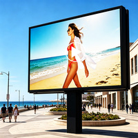 Panneaux publicitaires LED extérieurs étanches ultra-lumineux de 3m x 3m, couleur RVB pleine, pour véhicules