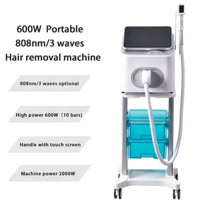 High power 600W Portable rHair Removal Machine with Skin Rejuvenation and Tightening