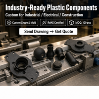 Services de moulage par injection de boîtiers en plastique OEM ODM personnalisés pour les applications industrielles de la construction, couleurs personnalisées en POM