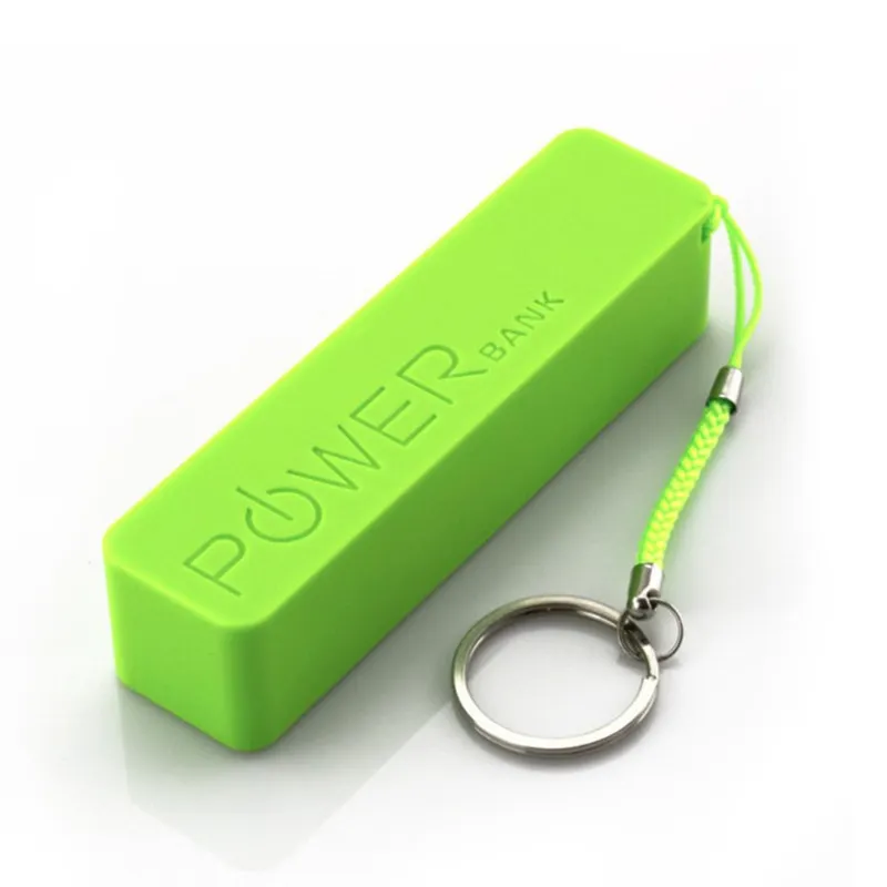 Sampel Gratis CE Rohs Disetujui Portabel Ponsel Mini Charger 18650 Cell Power Bank 2600 Mah Power Bank Oem Logo