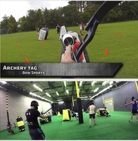 Jeu de Combat de Tir à l'Arc pour Adultes et Enfants avec Arc et Flèche à Embout en Mousse