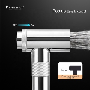 Прямые продажи от производителя PINEBAY, пластиковый ручной портативный ручной распылитель для унитаза Shattaf, спрей для биде высокого давления - Product Image 2