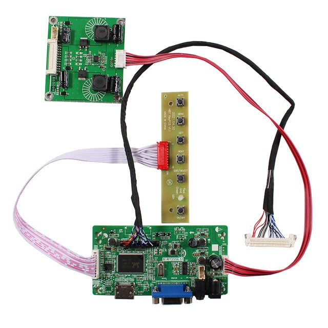Vga EDP Controller Board for 27 in 2K 2560X1440 LM270WQ1 SDA1 SDA2 30pins LM270WQ1-SDE3 A1312 2011 36 Pins Lcd Screen