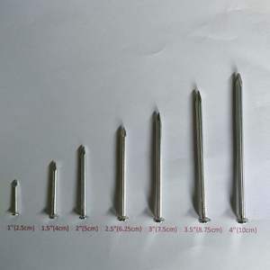 Clavo Común de Acero Galvanizado con Vástago Liso de 1/2-8 Pulgadas para Construcción en Cartón - Product Image 5