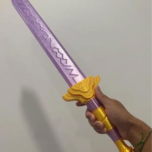 Anime Demon Hunter Weapons Cosplay Prop Rumi's Four Tiger Sword Toy - Product Image 2