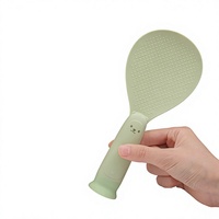 Cuillère à riz en silicone de qualité alimentaire antiadhésive en forme d'ours, avec ventouse pour cuisine domestique, autoportante et non toxique, pour servir le riz