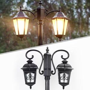 सजावटी उद्यान पोल प्रकाश प्रकाश स्तंभ उद्यान के लिए सफेद सड़क प्रकाश ध्रुव के बाहर जलरोधक - Product Image 3