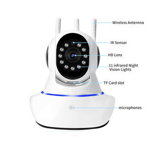 Caméra de sécurité pour chambre Pan Tilt WiFi Home Indoor Night Vision Caméra IP pour bébé Pet Nanny Monitor - Product Image 1