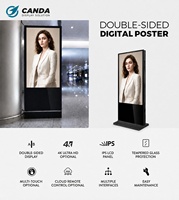 Affichage publicitaire sur pied, écran interactif Android LCD, signalétique numérique et écrans d'affichage, écran numérique