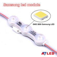 Garantie de 5 ans Module LED 3 pièces SMD2835 12V 1.2W 120lm IP68 pour lettres de canal Certifié Samsung LED /CE
