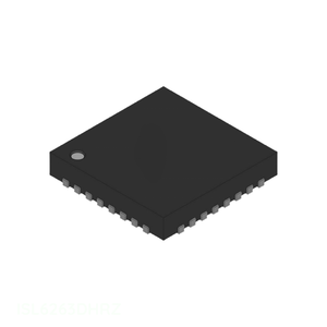 Circuito Integrado ISL6263DHRZ de 32 VFQFN con Contacto Expuesto, Chip IC, REGULADOR DE INTERRUPTOR, MODO DE TENSIÓN, Administración de Energía Original (PMIC) - Product Image 1