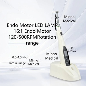 Motor Endodóntico Inalámbrico LED con Localizador de Ápice y Contraángulo 16:1, Dispositivo Inteligente para Preparación de Conductos Radiculares, Anti-Rotura, para Uso Dental - Product Image 3