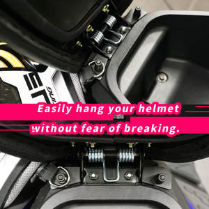 Venta caliente Modificaciones de motocicleta Xilla Black Reforzado Motocicleta Debajo del asiento Gancho para Sym Drg2 - Product Image 6