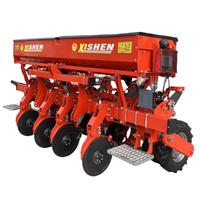 Semoir sans labour Xishen à 4 rangs contrôlé par PLC avec fertilisation et semis par engrenages pour usage agricole 30-180 CV Garantie 1 an