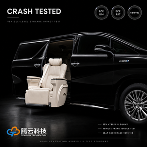 Sedile Auto di Lusso in Pelle Programmabile Girevole e Sollevabile Capacità 200KG per Utenti in Sedia a Rotelle e Persone con Disabilità Modello Vito - Product Image 3