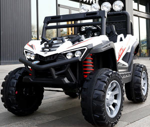 Voiture électrique tout-terrain pour enfants avec démarrage en douceur anti-renversement pour la musique Bluetooth Fonctions de jeu tout-terrain souples - Product Image 3