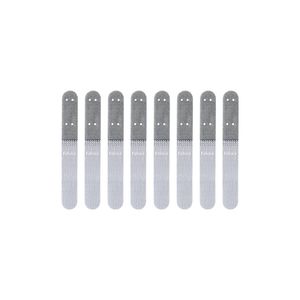 FaSoLa Writable Cable Tie Grey Nylon 8 Packs Self Adhesive Velcro Organizer Household Use - Product Image 2
