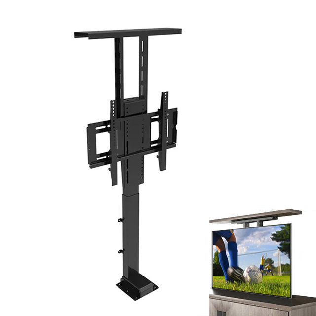 Remote Hidden Mechanism Motorized Tv Lift Smart Automatic Model Tv Electric Lift Systems