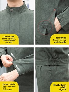 Traje de Trabajo Resistente al Fuego de Aramida con Impresión Personalizada, Uniforme de Seguridad Antiescaldaduras Resistente al Calor y al Hierro Fundido para Metalurgia y Fundición - Product Image 4