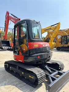 รถขุดขนาดเล็ก Kubota U55-4 มือสองจากญี่ปุ่นแท้ น้ำหนัก 5.5 ตัน แบบ Zero Tail Swing รถขุดไฮดรอลิกขนาดเล็ก สภาพดี ขาย - Product Image 5