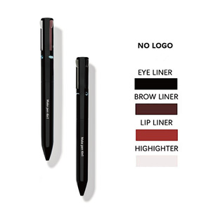 Lápiz de Maquillaje 4 en 1, Lápiz de Cejas de 4 Colores, Delineador de Ojos, Delineador de Labios, Iluminador, Lápiz de Maquillaje 4 en Uno - Product Image 2