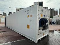 Transporteur utilisé 40 HC Reefer Container 2022 Conteneur réfrigéré en acier neuf pour l'expédition de produits surgelés Certifié CSC