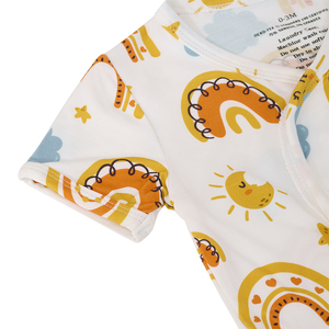 Oem Odm <span class=keywords><strong>Baby</strong></span> Bamboe Kleding <span class=keywords><strong>Baby</strong></span> Jumpsuit Slapers Kids Pyjama <span class=keywords><strong>Baby</strong></span> Eendelig Nachtkleding Kleding Custom Peuter <span class=keywords><strong>Baby</strong></span> Romper - Product Image 3