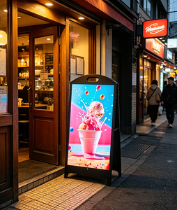 Pantalla LED de Alta Luminosidad, Impermeable, para Interiores y Exteriores, Señalización Digital Dinámica, Máquina de Publicidad LED para Tiendas - Product Image 1