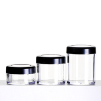 Pot vide rond personnalisé pour poudre libre avec tamis, 5g, 10g, 15g, vente en gros