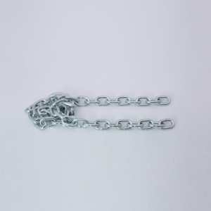 Cadena soldada de carbono electrogalvanizado de zinc y acero Eslabón largo corto DIN 5685 766 763 G30 764 2mm-20mm - Product Image 2