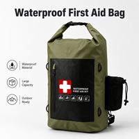 Sac de premiers secours imperméable, grande capacité, sac à dos médical d'urgence, pour le camping en plein air, la navigation de plaisance, les outils de soins personnels