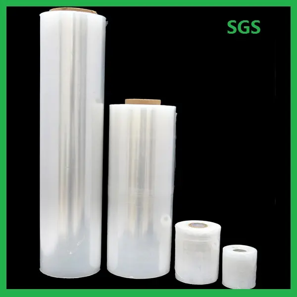 High Quality Hand Stretch Film Shrink Wrap Shipping Clear Plastic 18" X 1500 Ft Transparent Lldpe Packaging Film Green Packing
