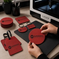Feuille de similicuir 12x24 rouge/noir en gros avec adhésif thermocollant, vierge et gravable au laser, pour patchs décoratifs de chapeaux de golf