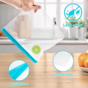 Bolsas Reutilizables para Congelador, Aptas para Lavavajillas, a Prueba de Fugas, Bolsas de Almacenamiento de Alimentos con Diseño Moderno, Bolsas de PET para Almacenamiento de Alimentos y Organización del Hogar - Product Image 3