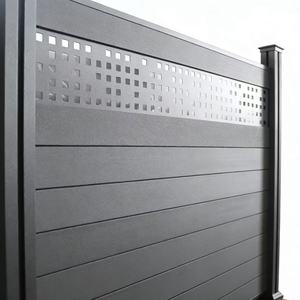 รั้ว<span class=keywords><strong>ระแนง</strong></span>ไม้เทียม WPC สำหรับ<span class=keywords><strong>ภายนอก</strong></span>บ้าน สวน ฟาร์ม ทำเองได้ พร้อมเสาอะลูมิเนียม ประตูรั้ว และแผงรั้ว - Product Image 6