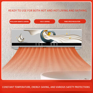 Calentador montado en la pared del baño con control remoto Calentamiento rápido para el nuevo hogar - Product Image 4