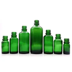 Botol Diffuser Kaca Bambu Pengurang Lubang Minyak Esensial Parfum Kosmetik 30Ml Warna Biru Hijau Amber